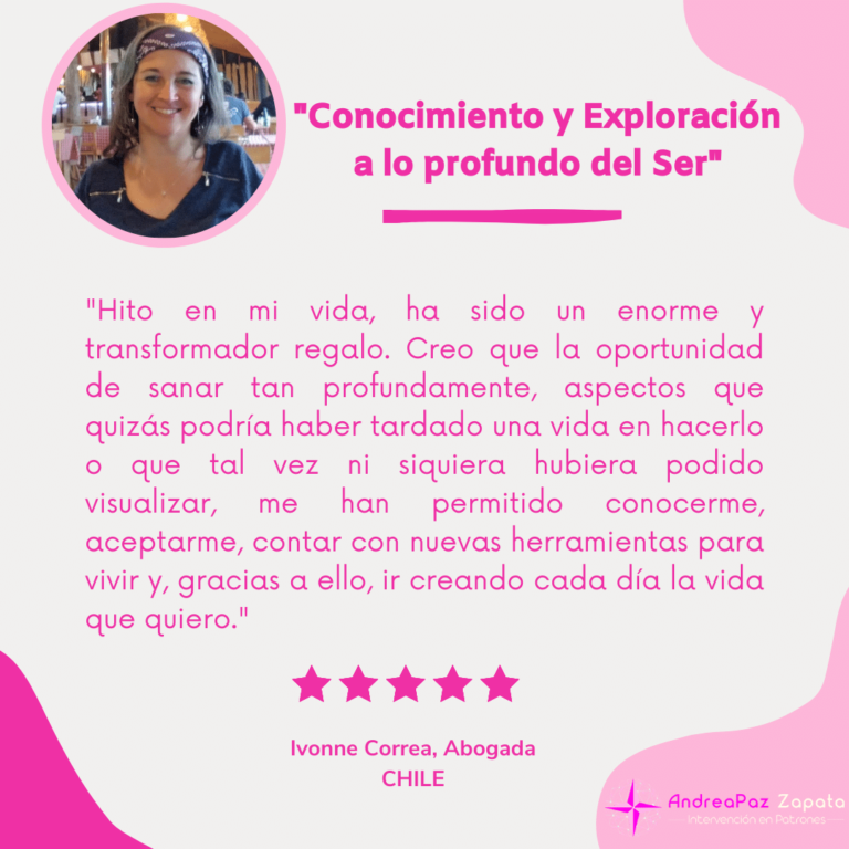 andra paz zapata, programa hito, remocion de patrones, intervencion en patrones, psicologa, creadora