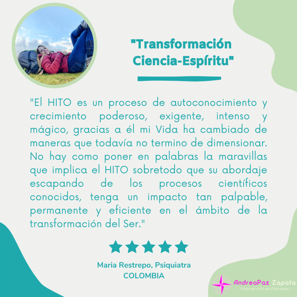 andra paz zapata, programa hito, remocion de patrones, intervencion en patrones, psicologa, creadora